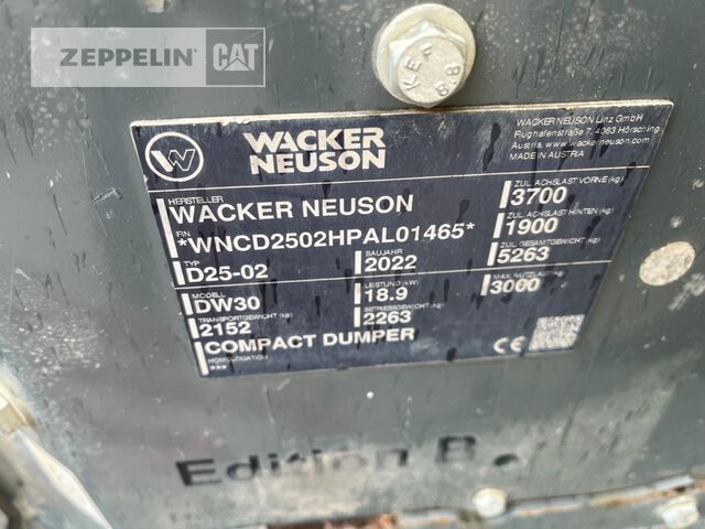 Сочленённый самосвал Wacker DW30: фото 19 Сочленённый самосвал Wacker DW30: фото 19