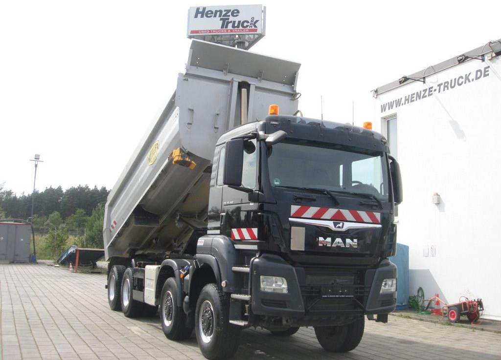 MAN TG-S 35.460 8x6 4 Achs Muldenkipper Meiller 18m³ - Портальный бункеровоз: фото 1 MAN TG-S 35.460 8x6 4 Achs Muldenkipper Meiller 18m³ - Портальный бункеровоз: фото 1