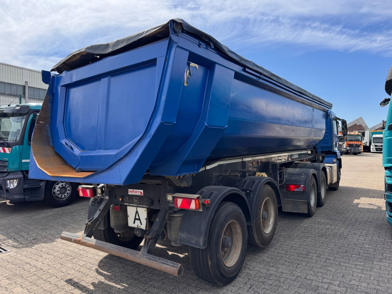 Carnehl CHKS / HH 2-Achs Kipper CRAMRO Verdeck el. - Самосвальный полуприцеп: фото 2 Carnehl CHKS / HH 2-Achs Kipper CRAMRO Verdeck el. - Самосвальный полуприцеп: фото 2