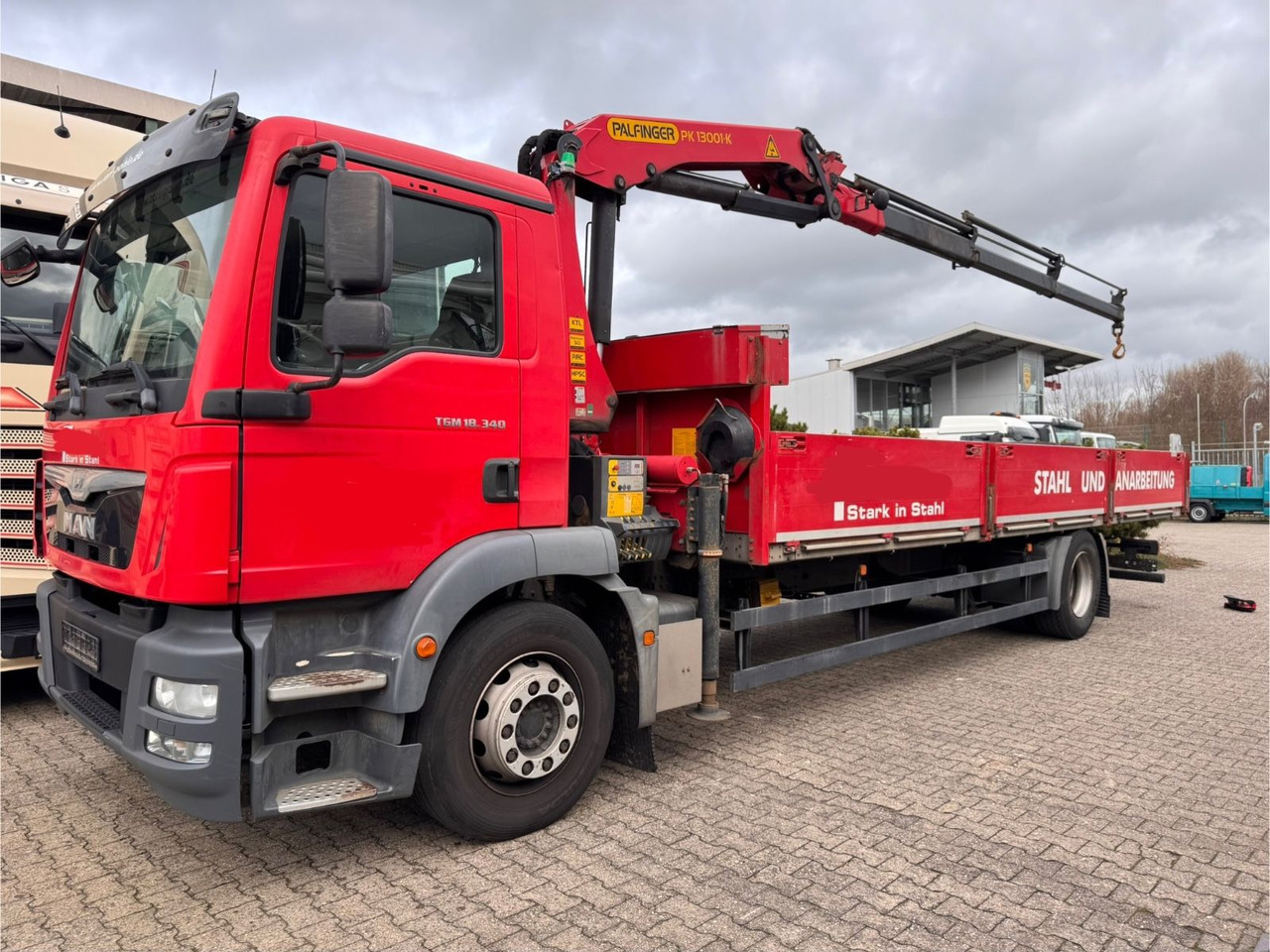 MAN TGM 18.340 Langmaterial Palfinger PK13001K Funk - Автоманипулятор: фото 1 MAN TGM 18.340 Langmaterial Palfinger PK13001K Funk - Автоманипулятор: фото 1